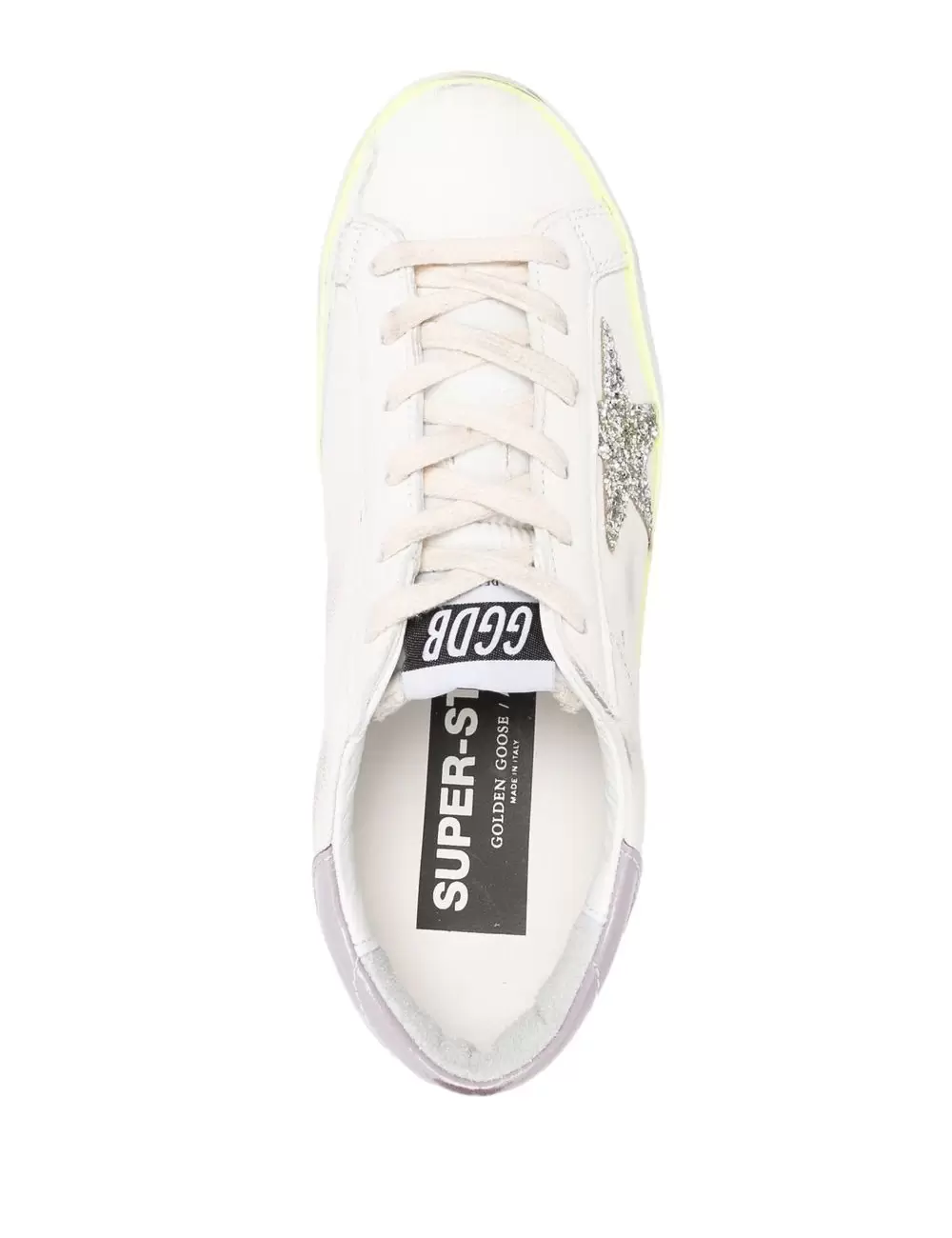 Superstar distressed-effect sneakers