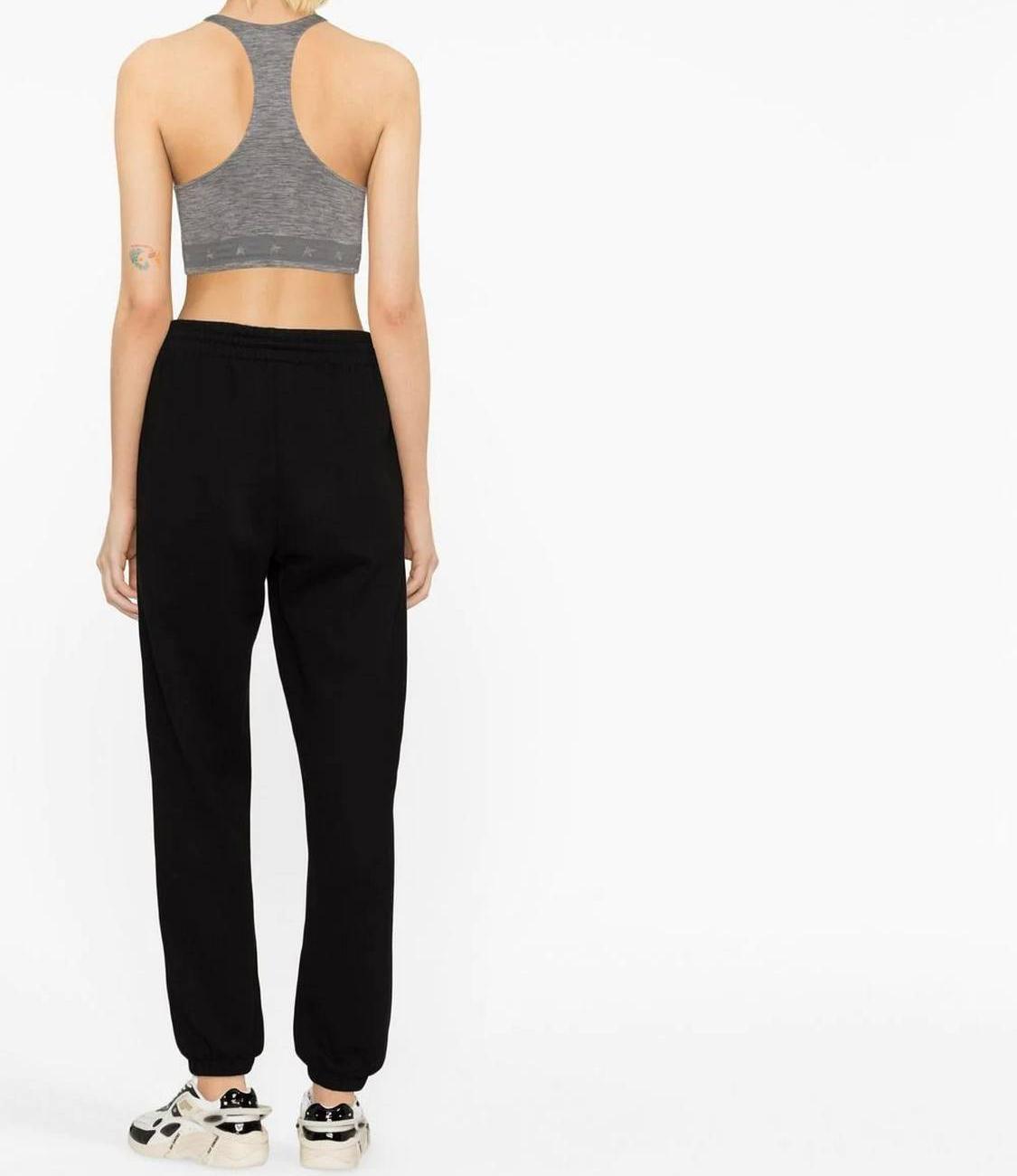 Gray melange athletic top