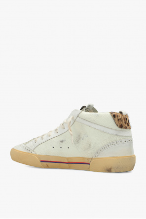 GOLDEN GOOSE WHITE ‘MID-STAR CLASSIC’ HIGH-TOP SNEAKERS