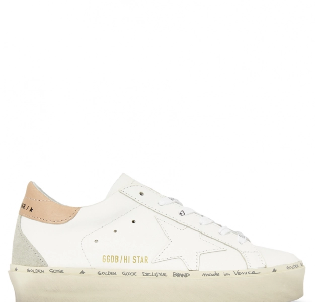 High Star Sneakers White Leather Star