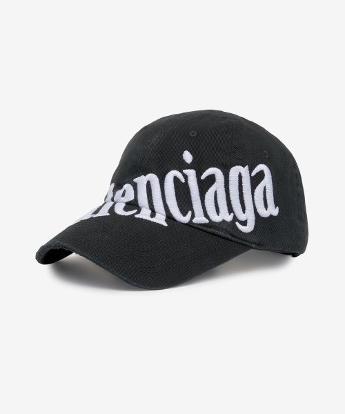 Men's Diagonal Ball Cap - Black 