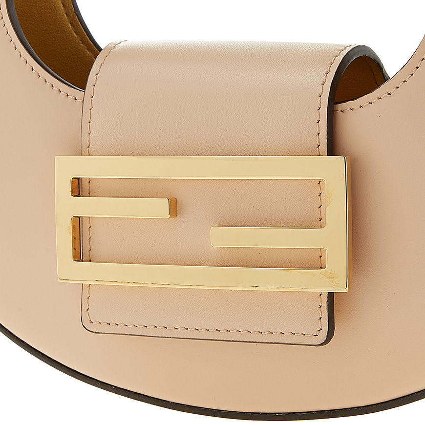 Fendi Cookie Pale pink leather mini bag