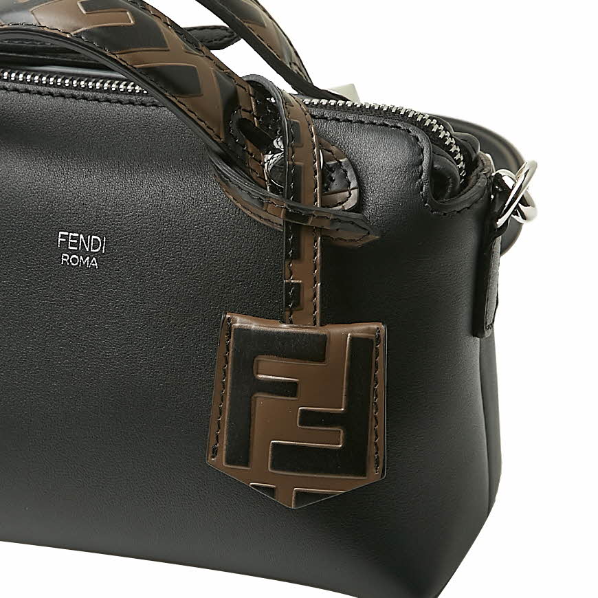 By The Way Mini Small black leather Boston bag