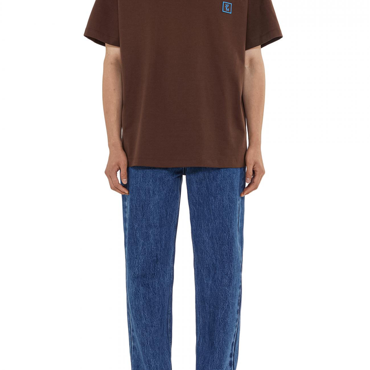  Brown Cotton Backlogo T-shirt 