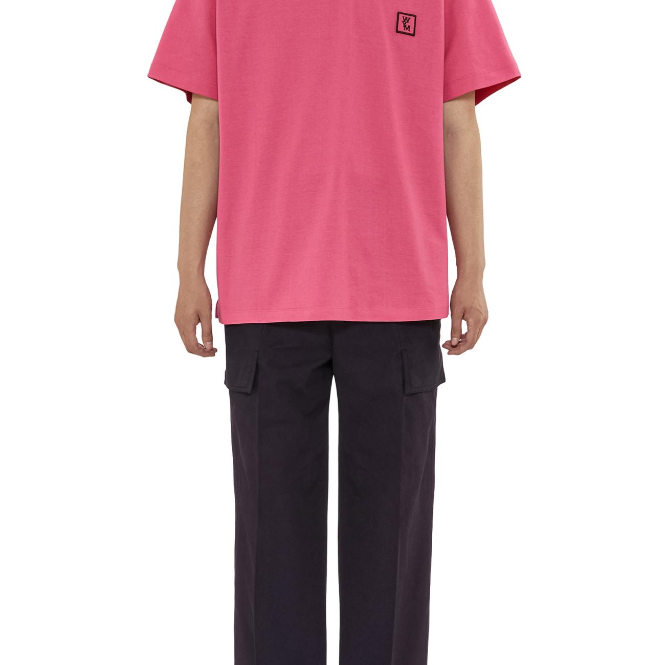   Pink Cotton Backlogo T-shirt