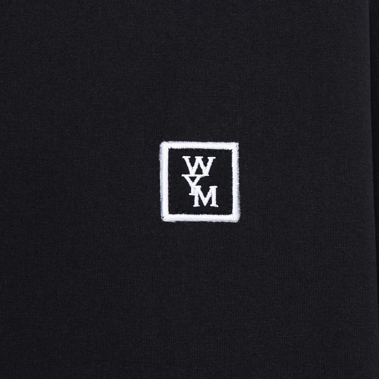 Black Cotton Backlogo Long Sleeve T-shirt