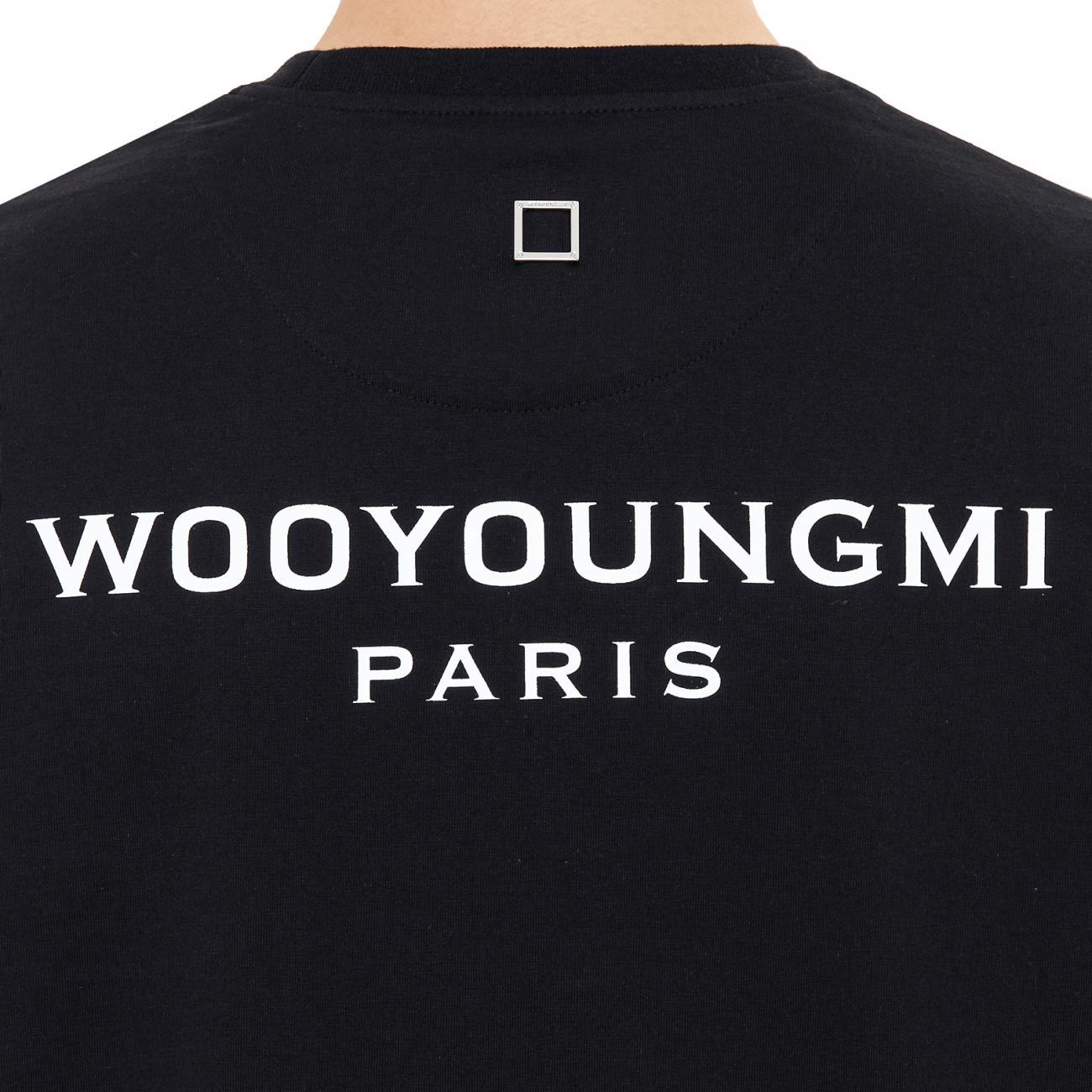 Black Cotton Backlogo Long Sleeve T-shirt