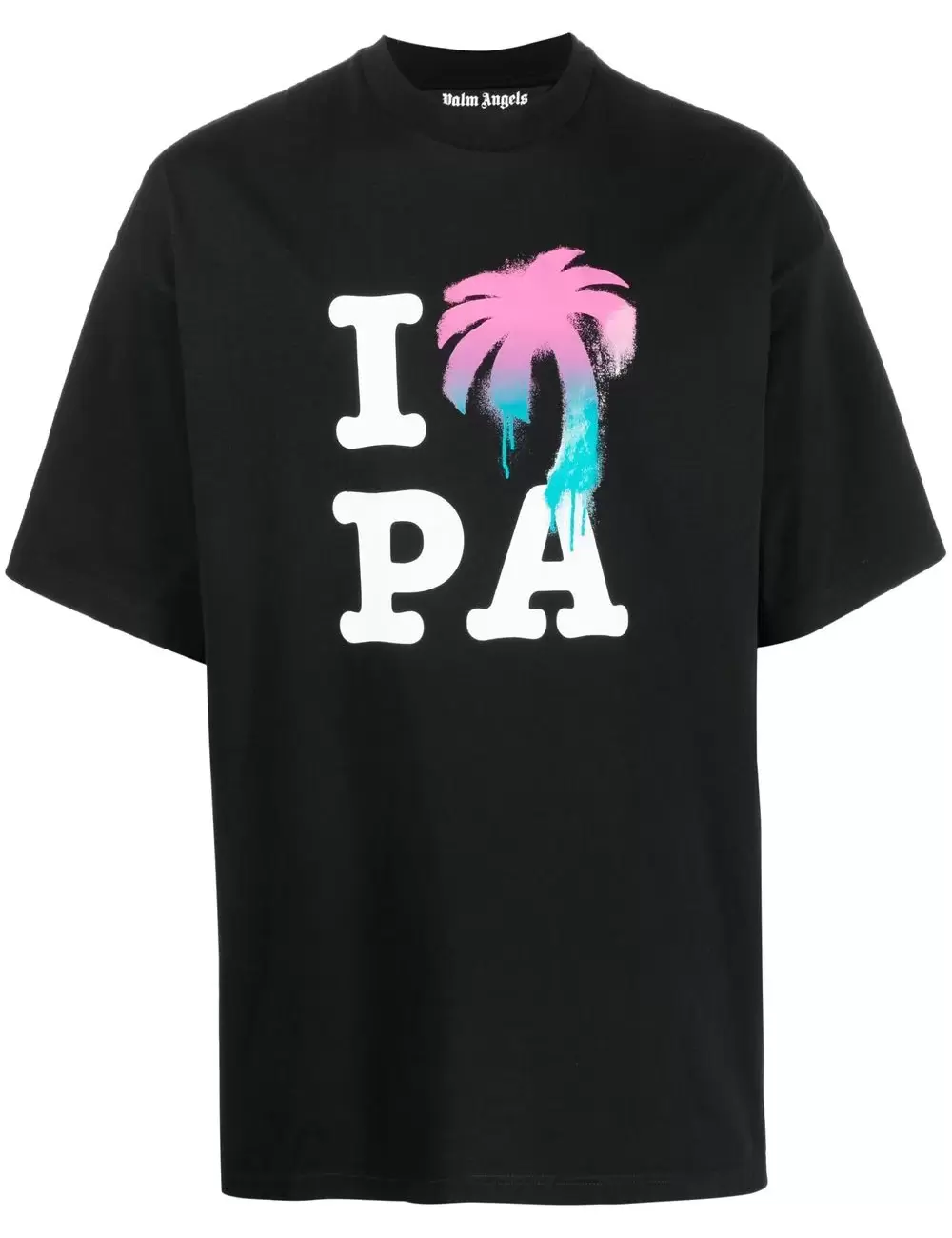 Palm Angels logo-print organic cotton T-shirt