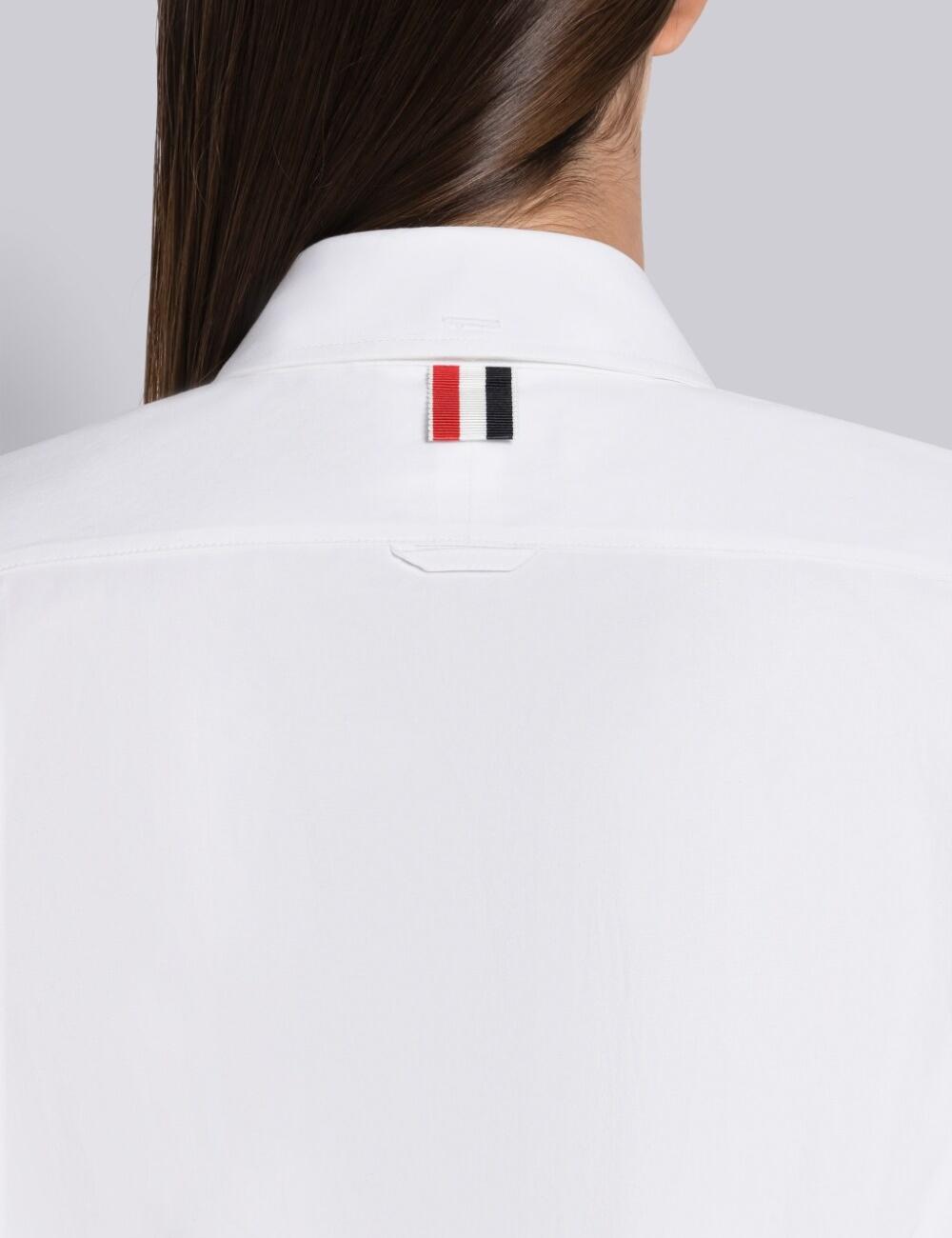 HEAVY POPLIN ASYMMETRIC PLEATED BOTTOM DRESS