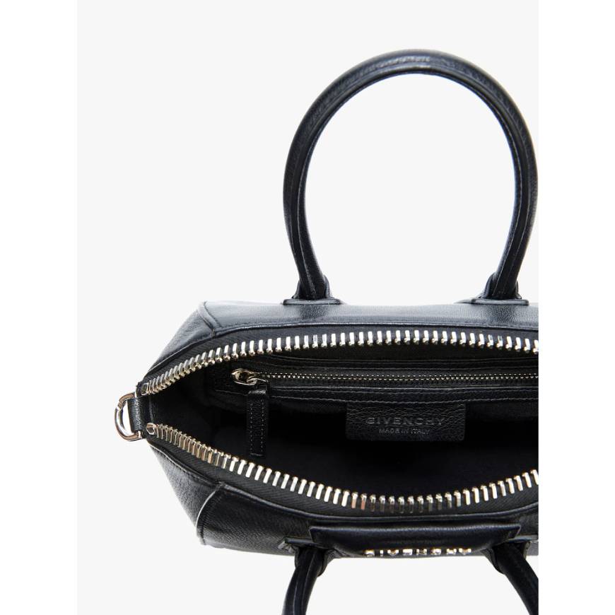 Mini Antigona bag in grained leather