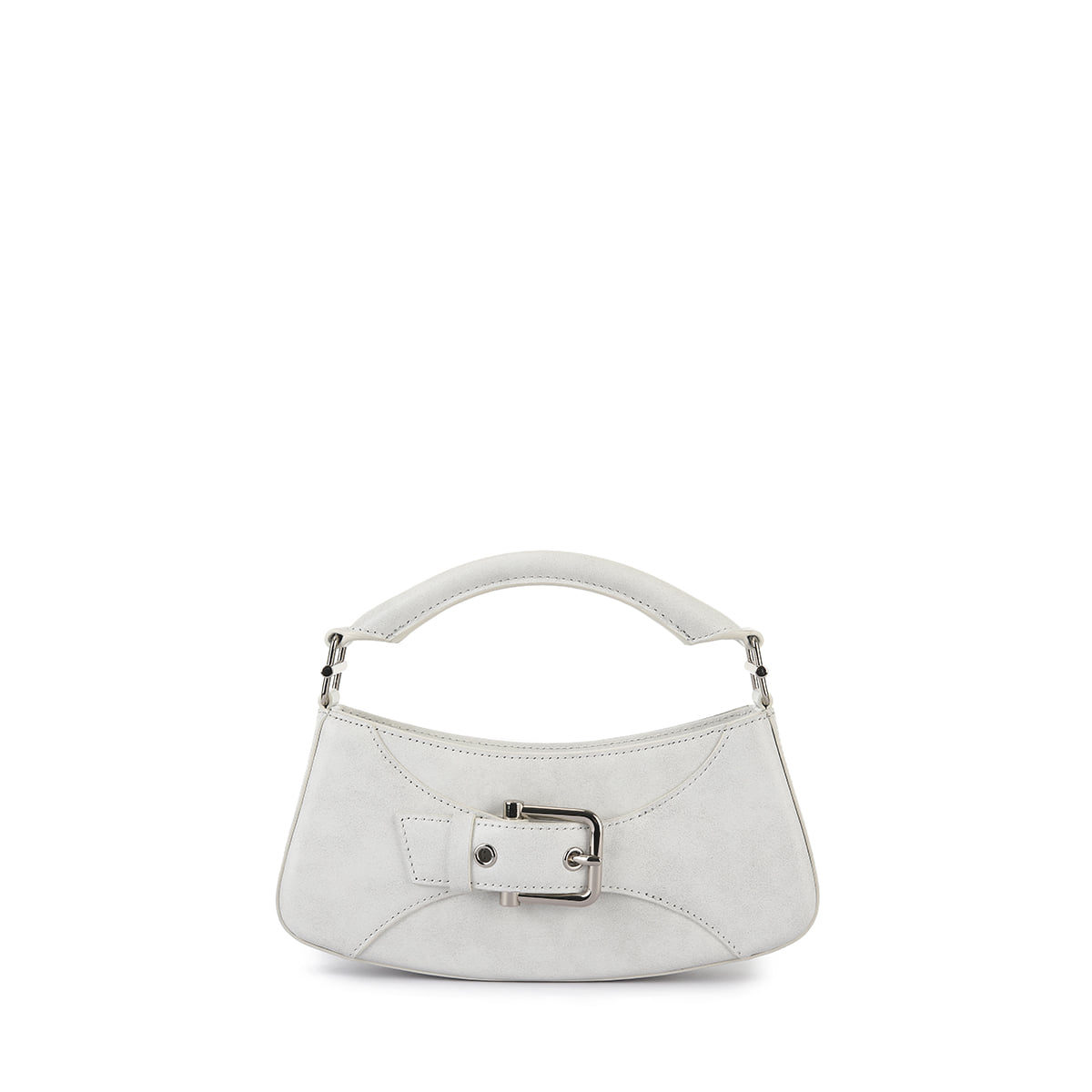 BELTED BROCLE_SMALL [MARBLE WHITE]