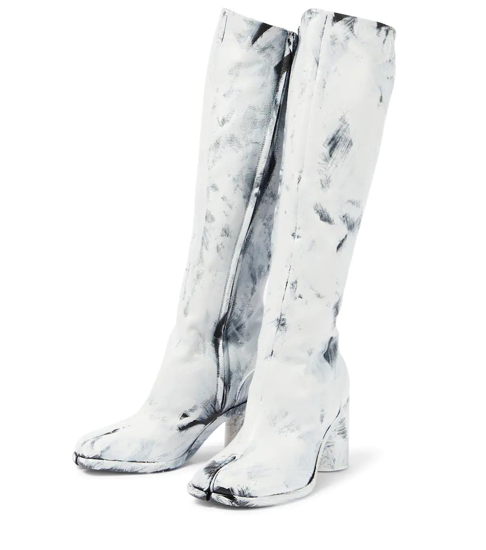 Tabi Bianchetto knee-high boots