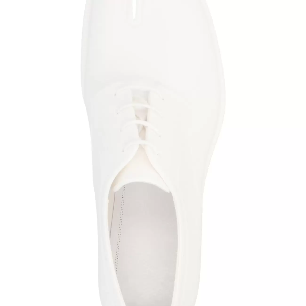 Tabi rubber brogues White