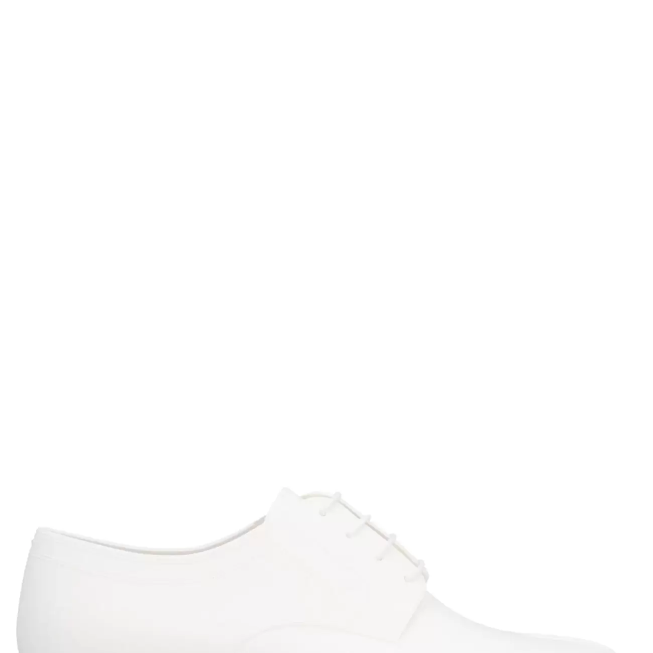 Tabi rubber brogues White
