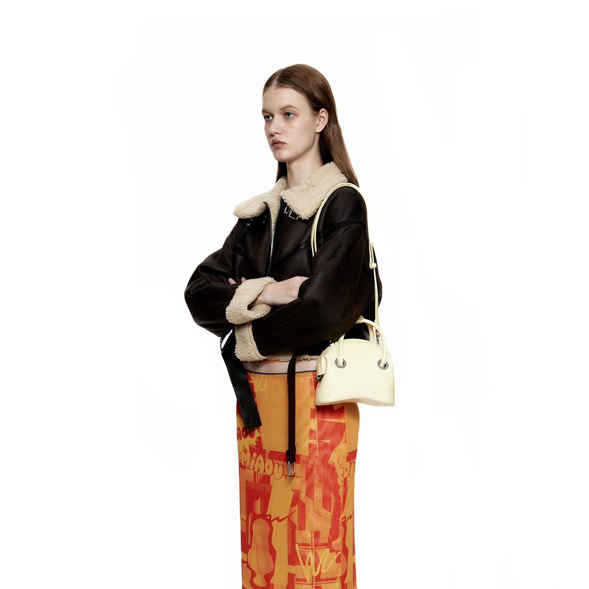 CIRCLE MINI [WASHED BUTTER]