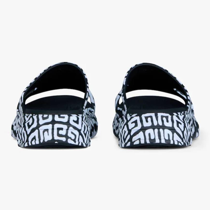 Marshmallow sandals in rubber with tag effect 4G print