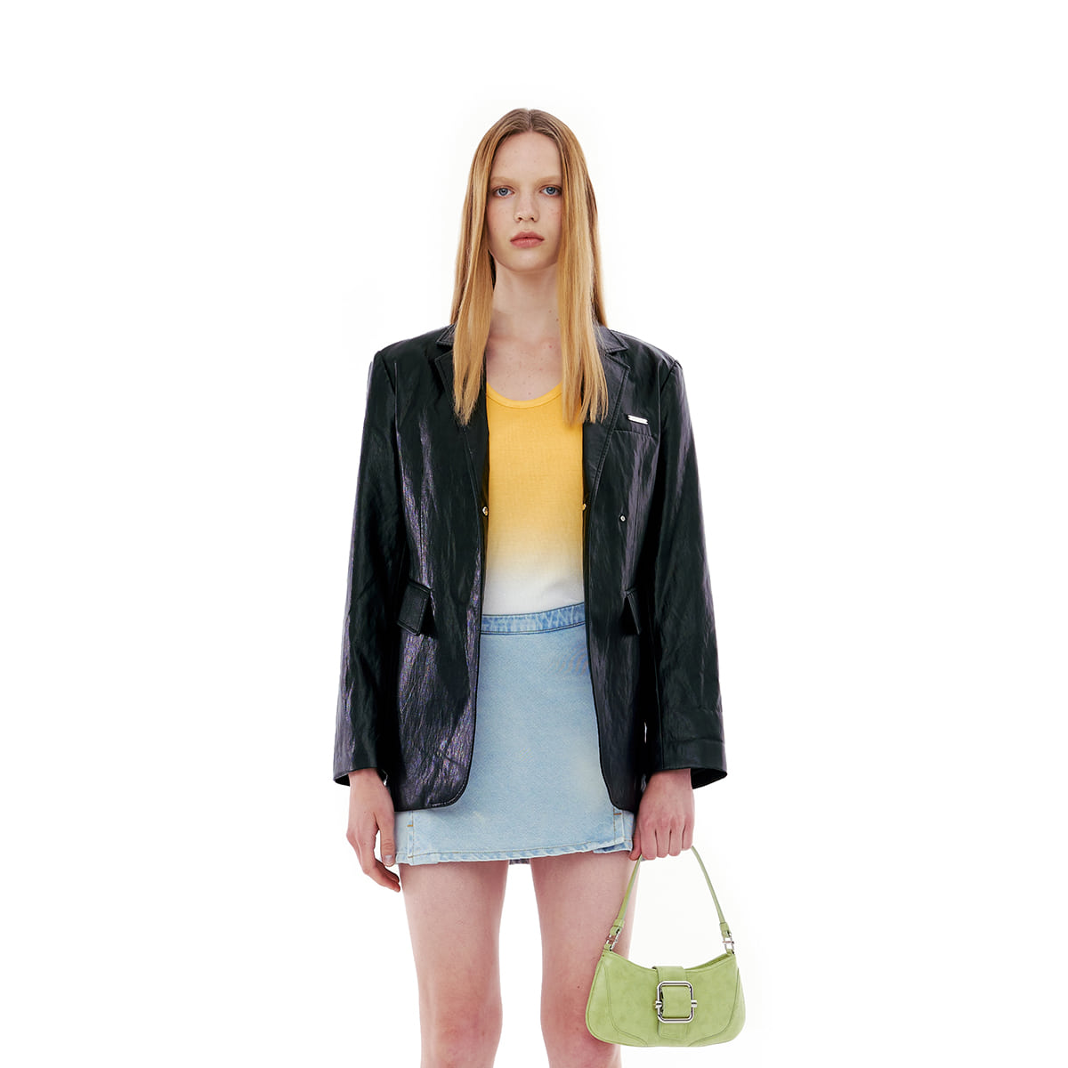        SHOULDER BROCLE_SMALL [CLOUD LIME GREEN]