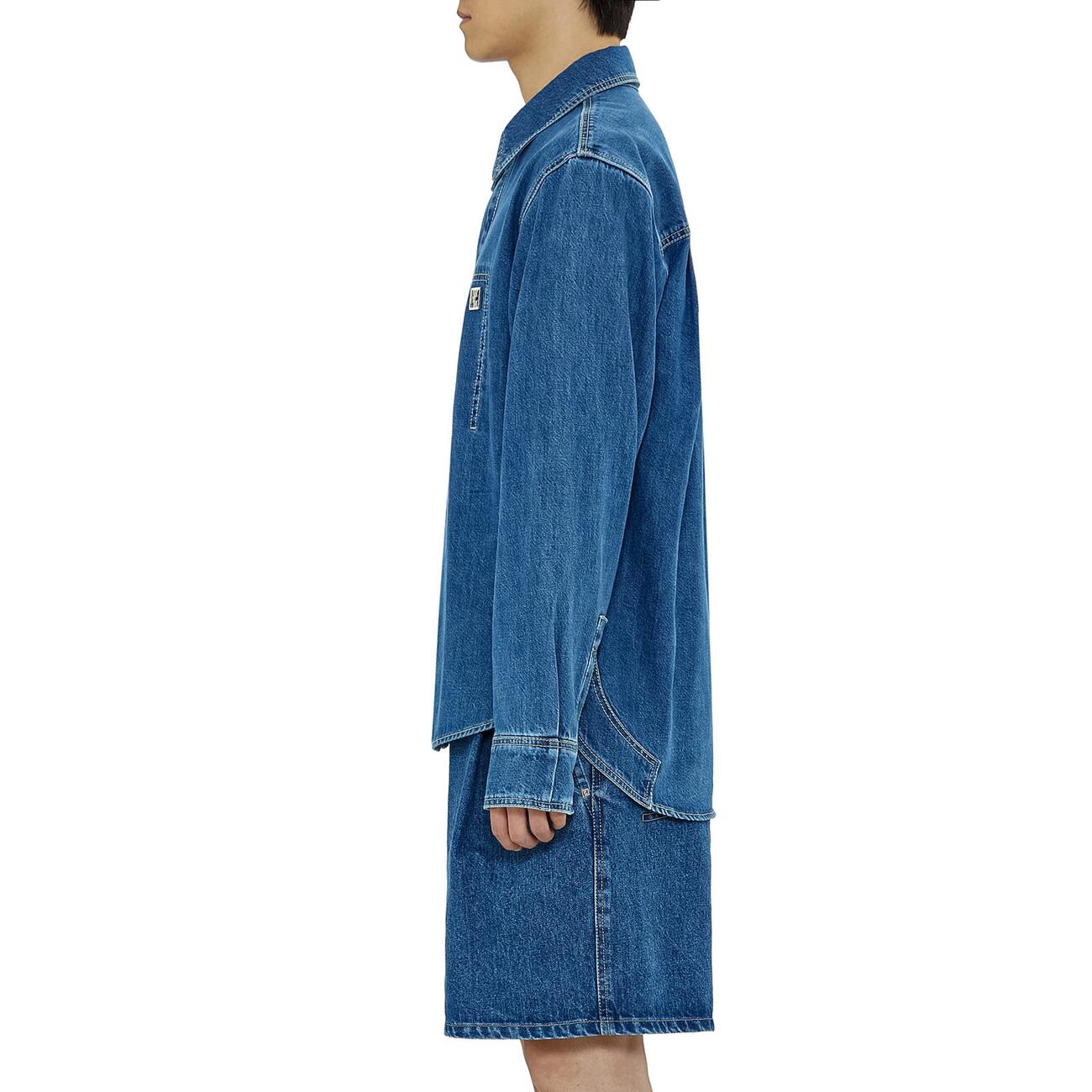 blue nickel logo shirt