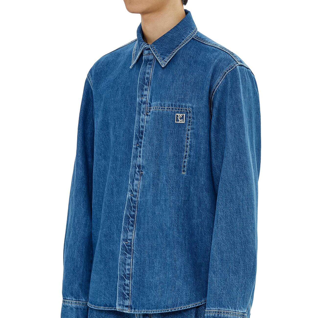 blue nickel logo shirt