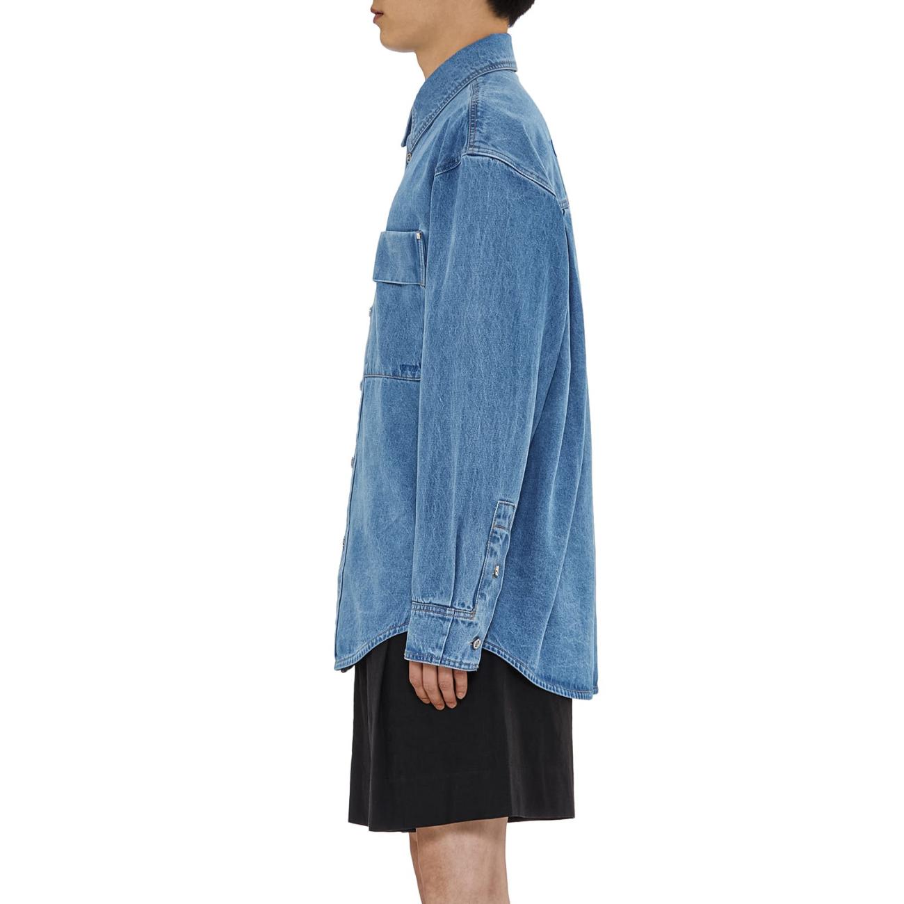 Blue Denim Backlogo Shirt