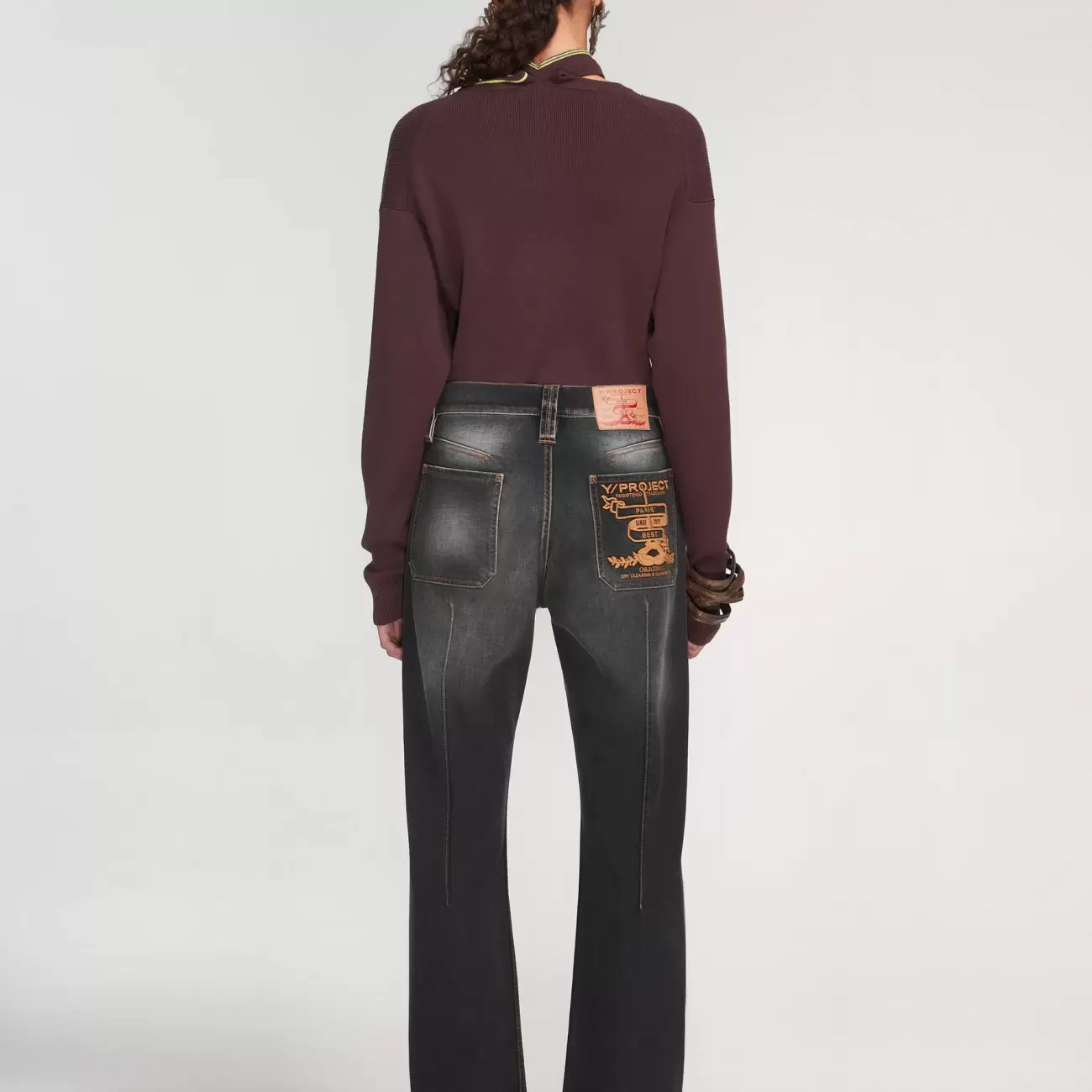 Fitted Paris' Best Jeans Faded Black