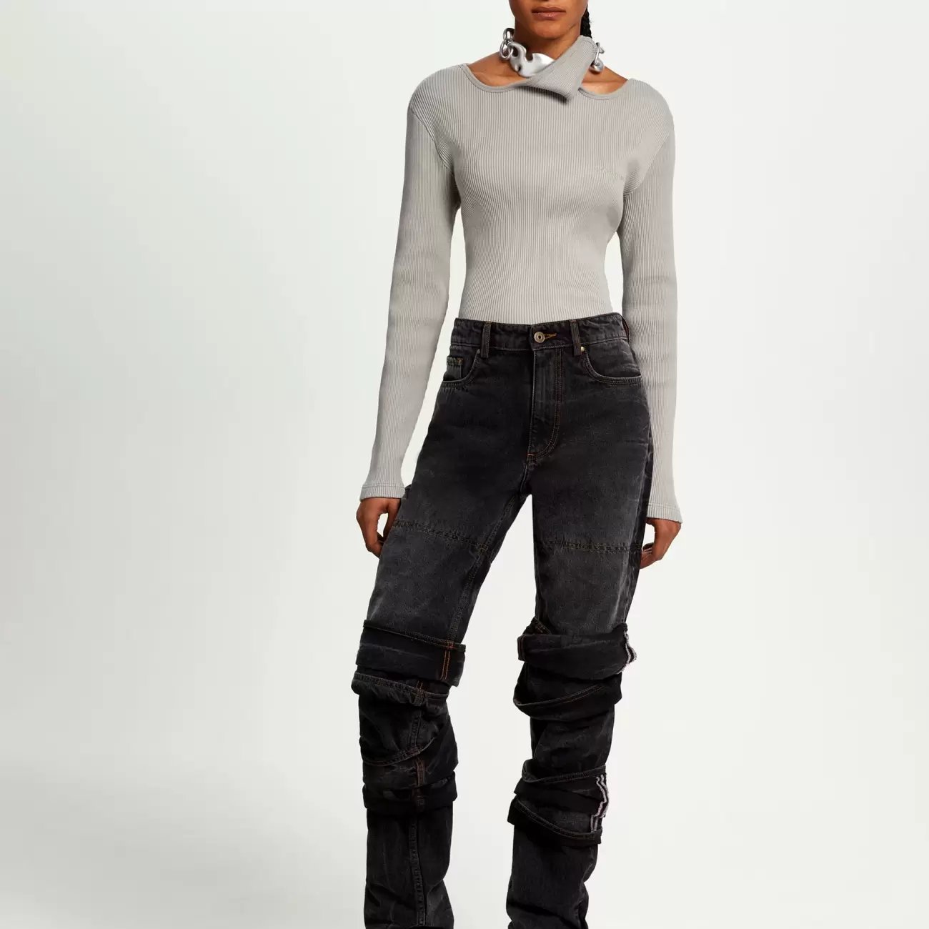 Classic Multi Cuff Jeans Female