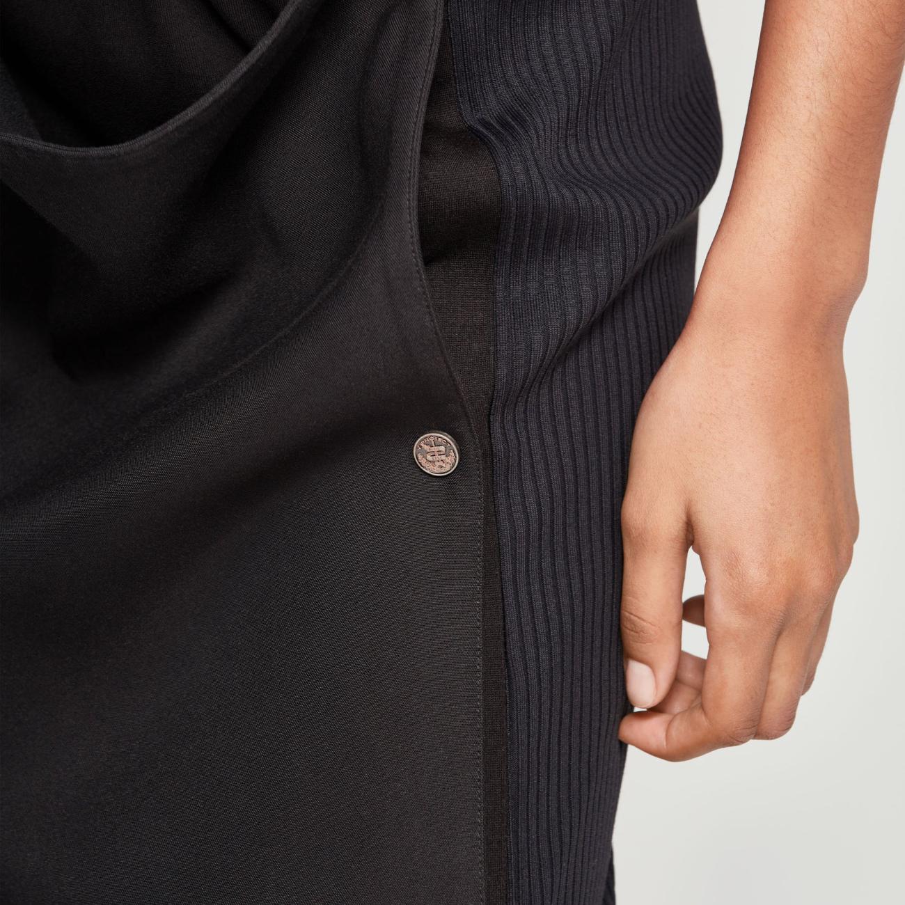 Snap Panel Maxi Skirt