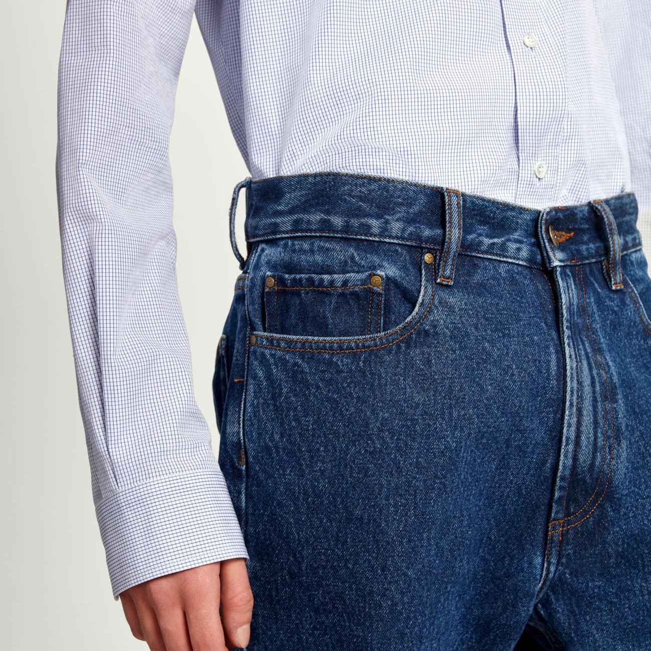 Classic Cowboy Cuff Jeans Navy