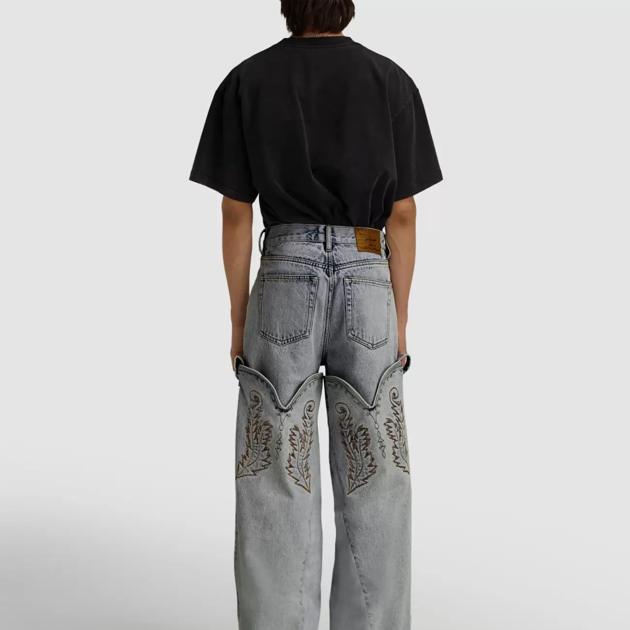 Cowboy High Cuff Jeans Ice Blue