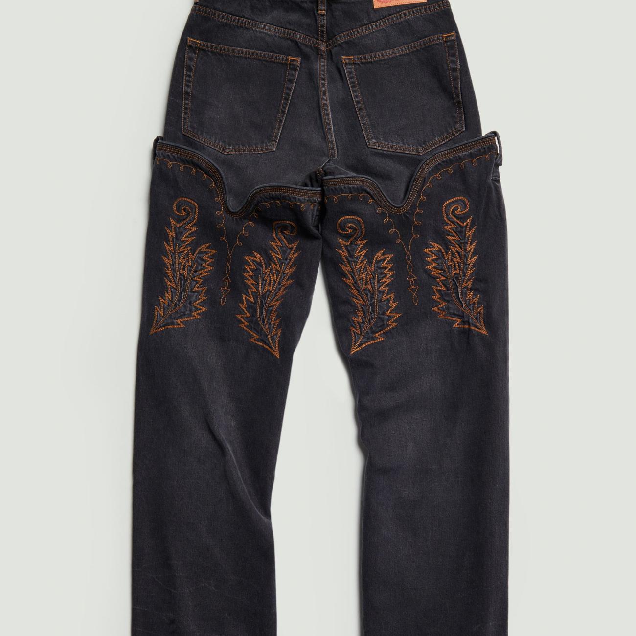 Cowboy High Cuff Jeans Black