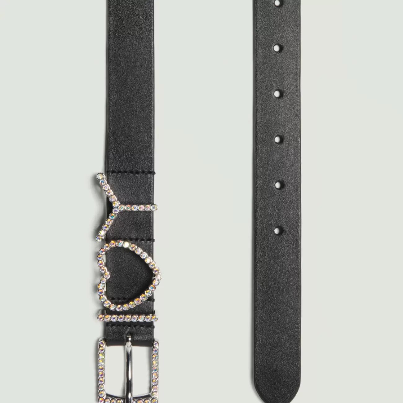 Y Heart Belt - Black
