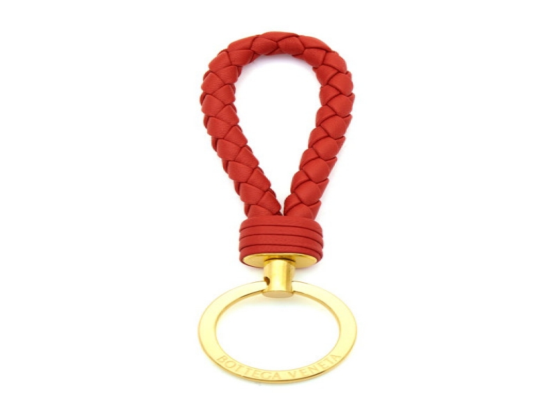 Red Stone Intrecciato Common Key Holder