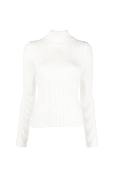 Courreges Reedition Knit Jumper Long Sleeves
