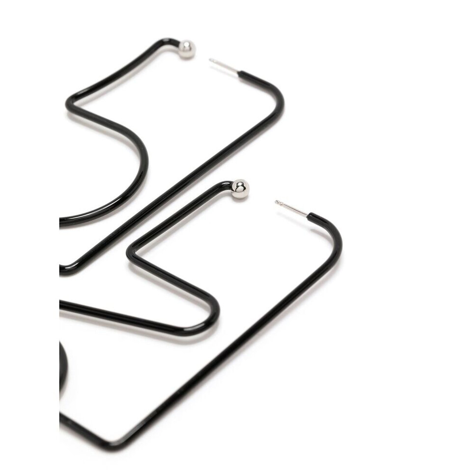 Courreges Earrings Medium Ac Brass