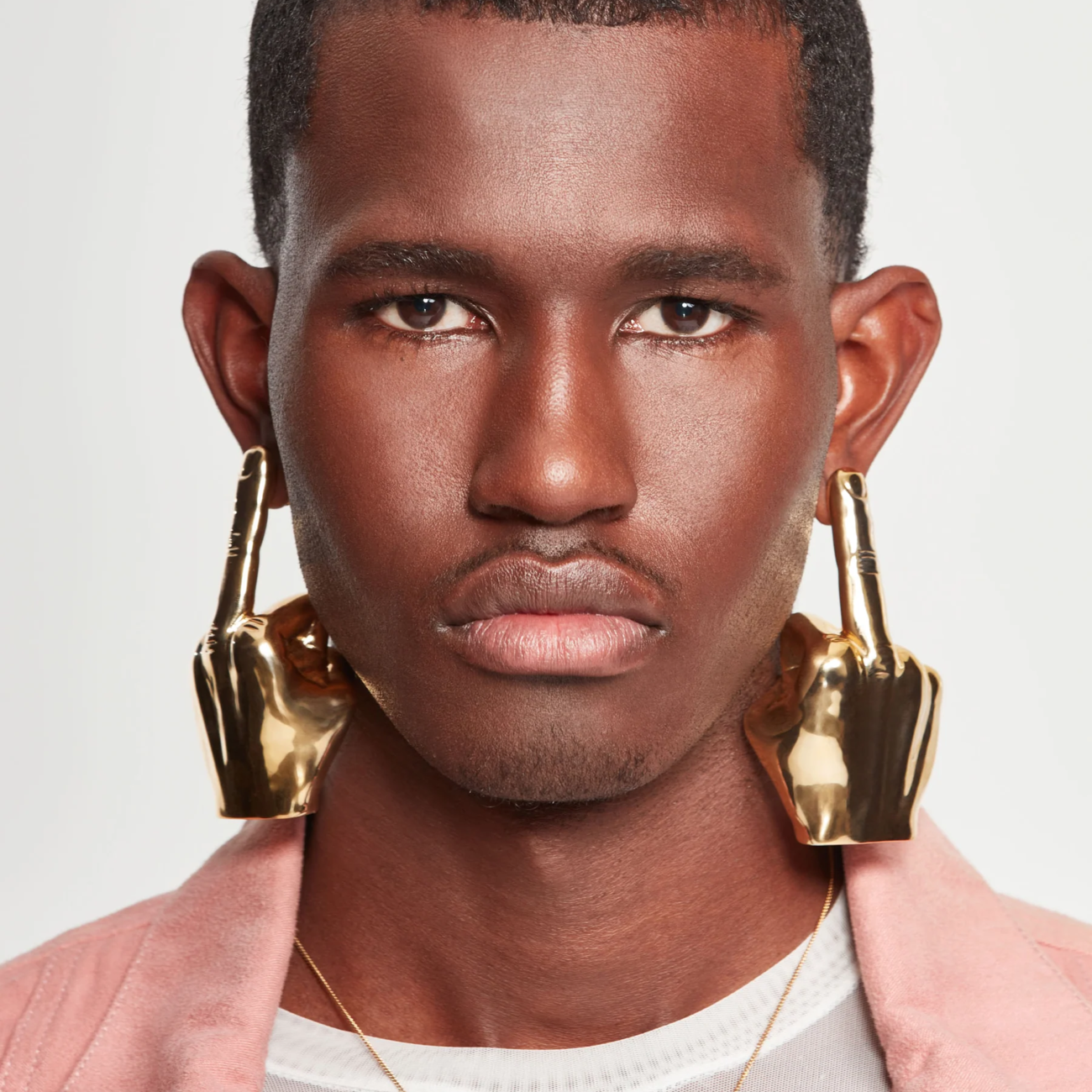 Fuck U Single Earring / Gold