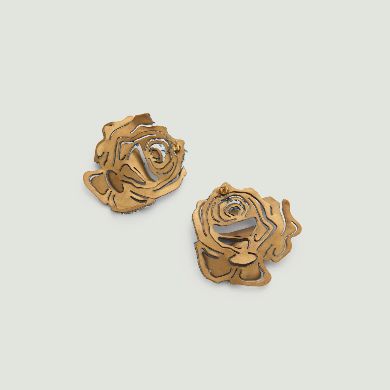 Maxi Rose Stud Earrings