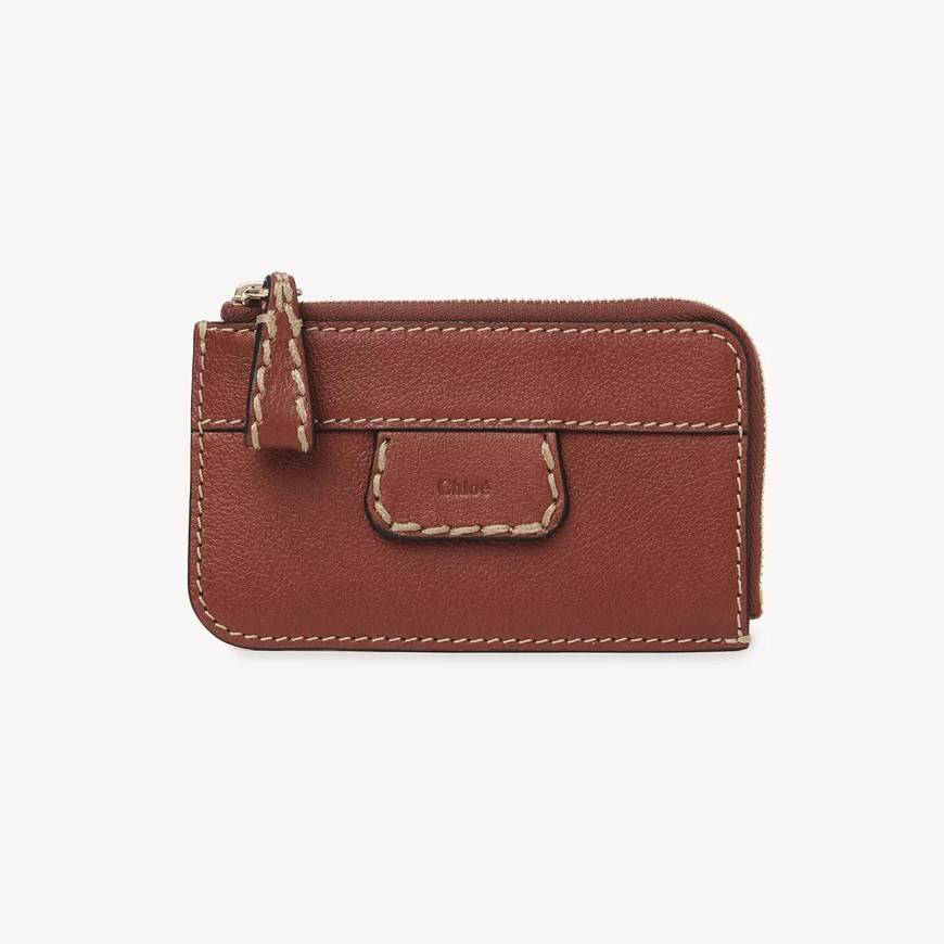 EDITH SMALL COIN PURSE SEPIA BROWN