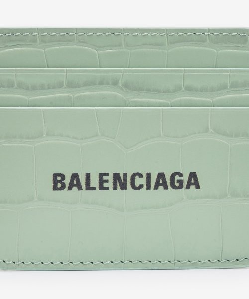 SHINY CROCO EMBOSSED CARD HOLDER