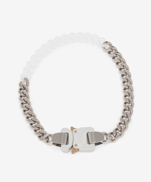 METAL NYLON CHAIN NECKLACE