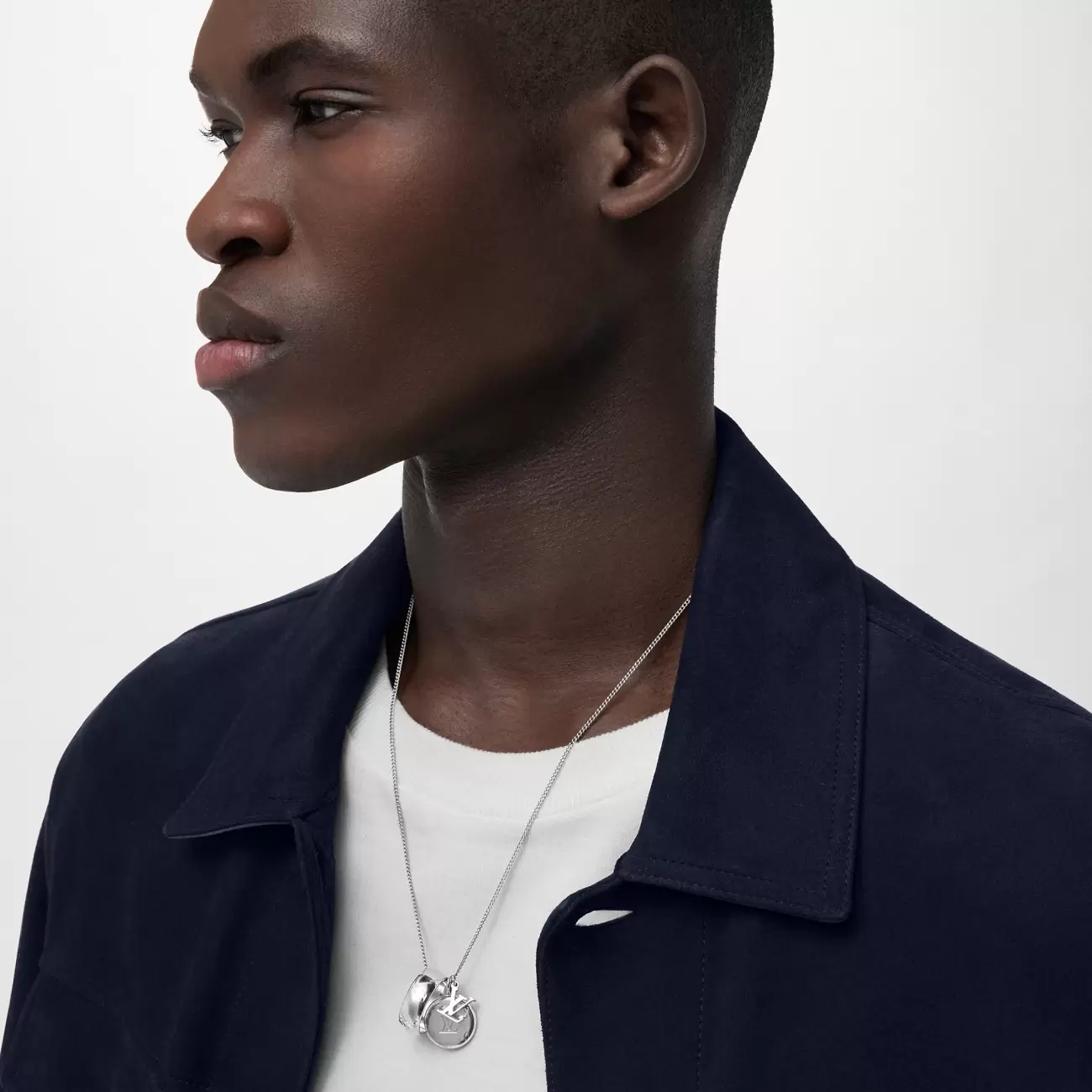 Monogram charms necklace