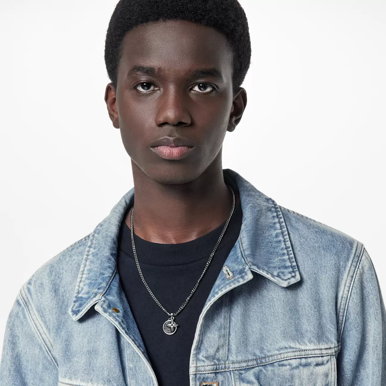 Monogram eclipse pendant