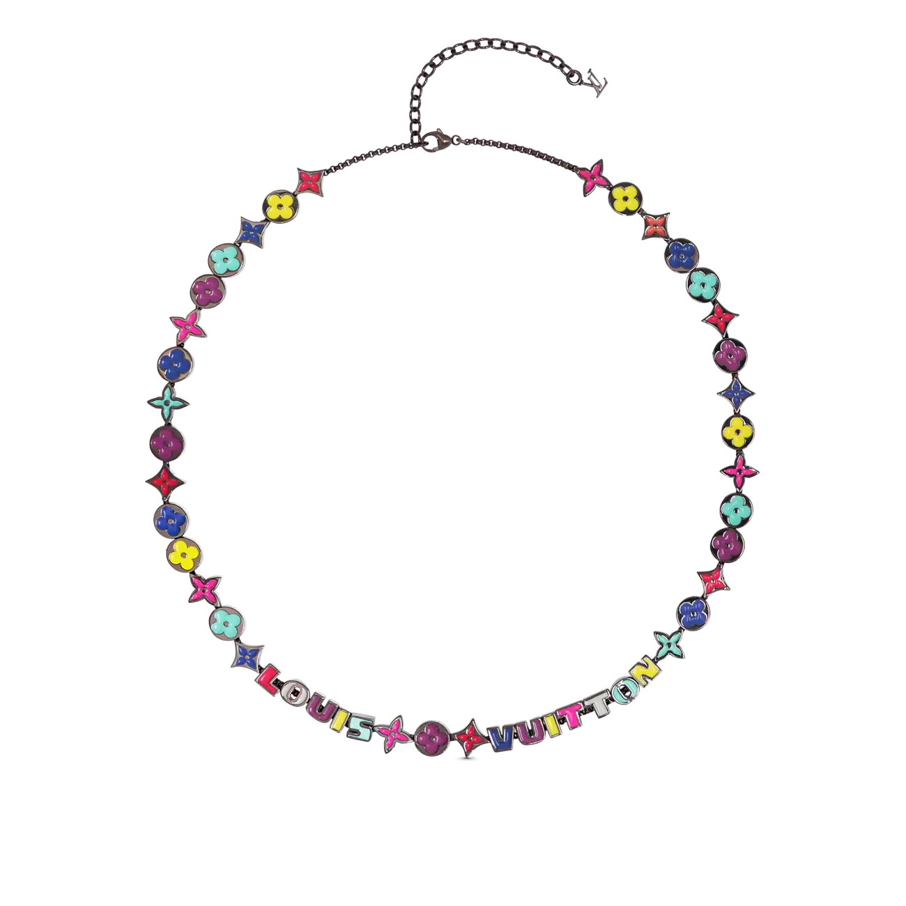 Monogram prom necklace