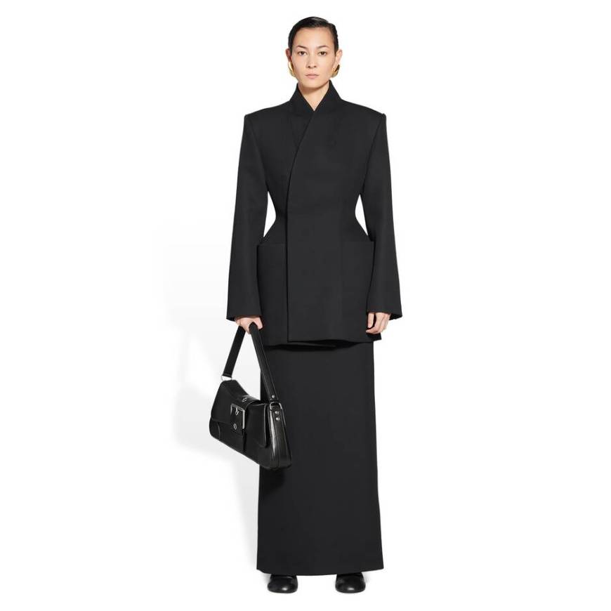 WOMEN'S LINDSAY LARGE SHOULDER BAG IN BLACK