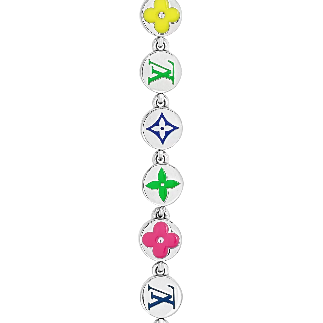 monogram colors necklace