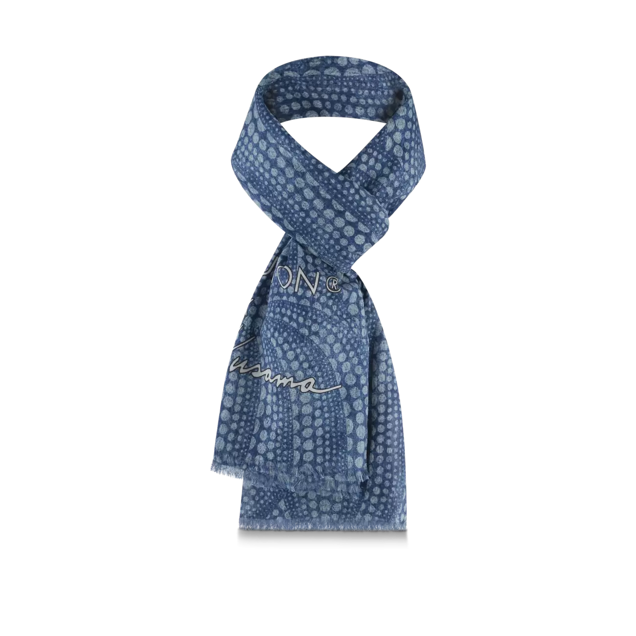 LV x YK Denim Pumpkin Stole