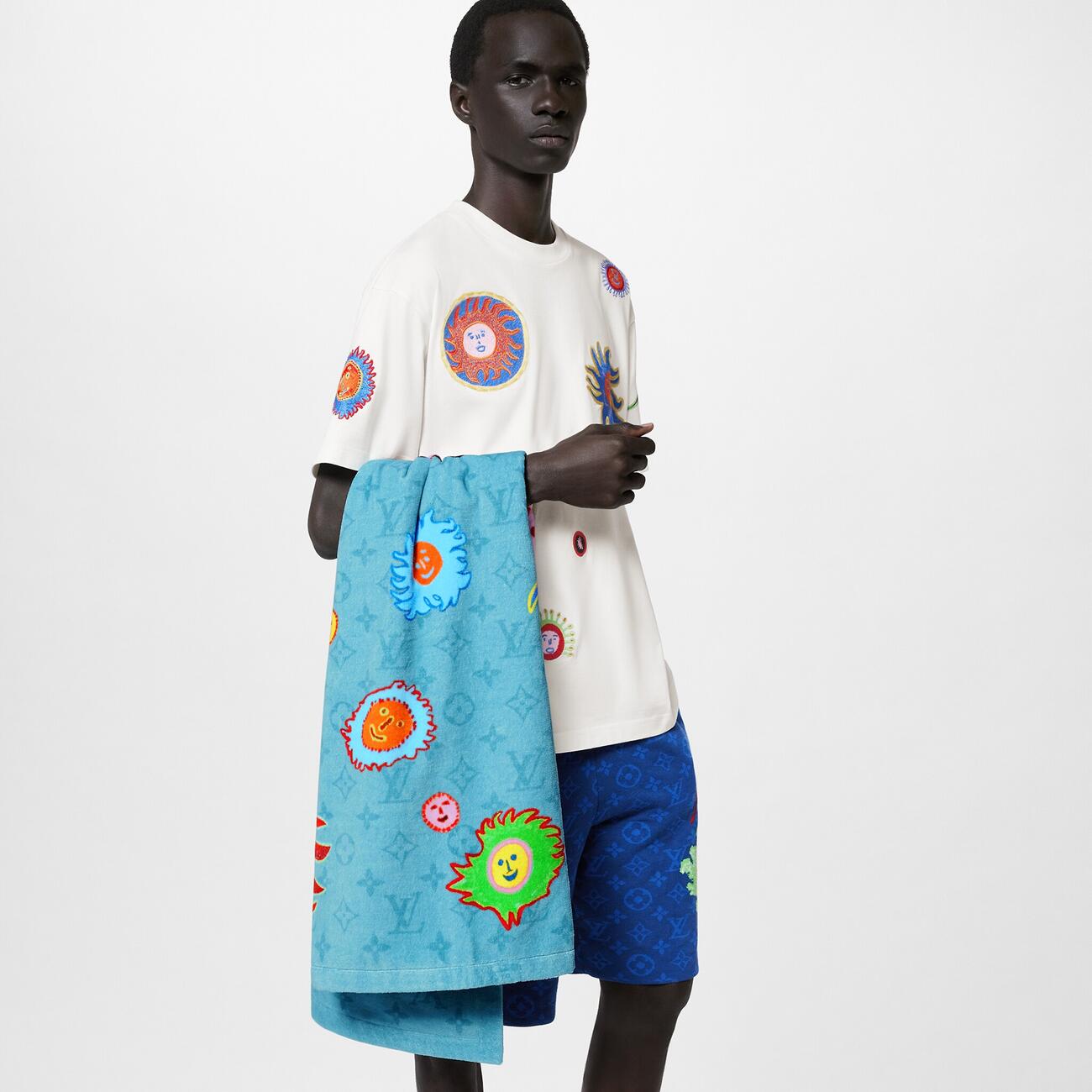 LV x YK Face Beach Towel