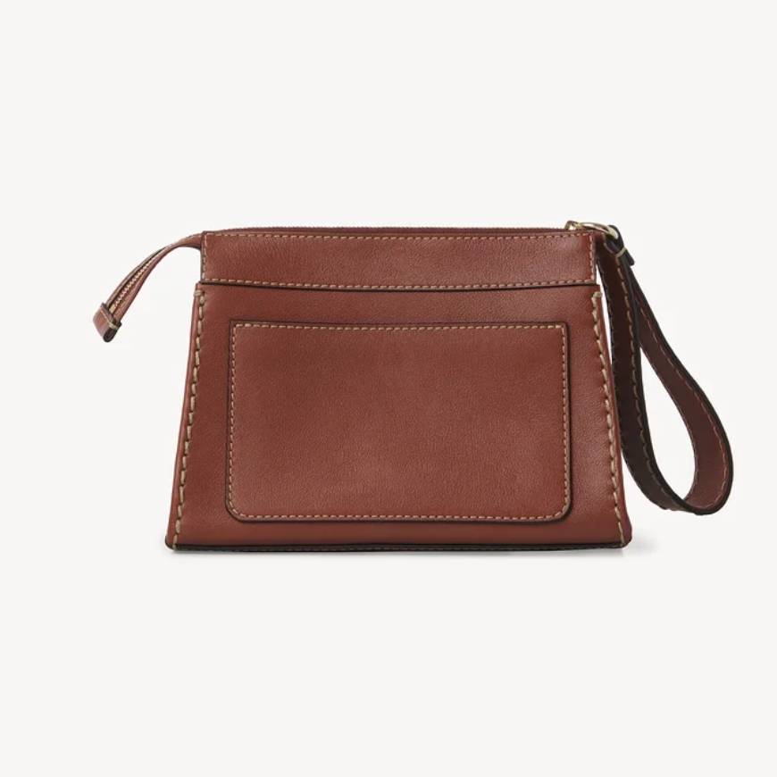 EDITH SMALL POUCH  SEPIA BROWN