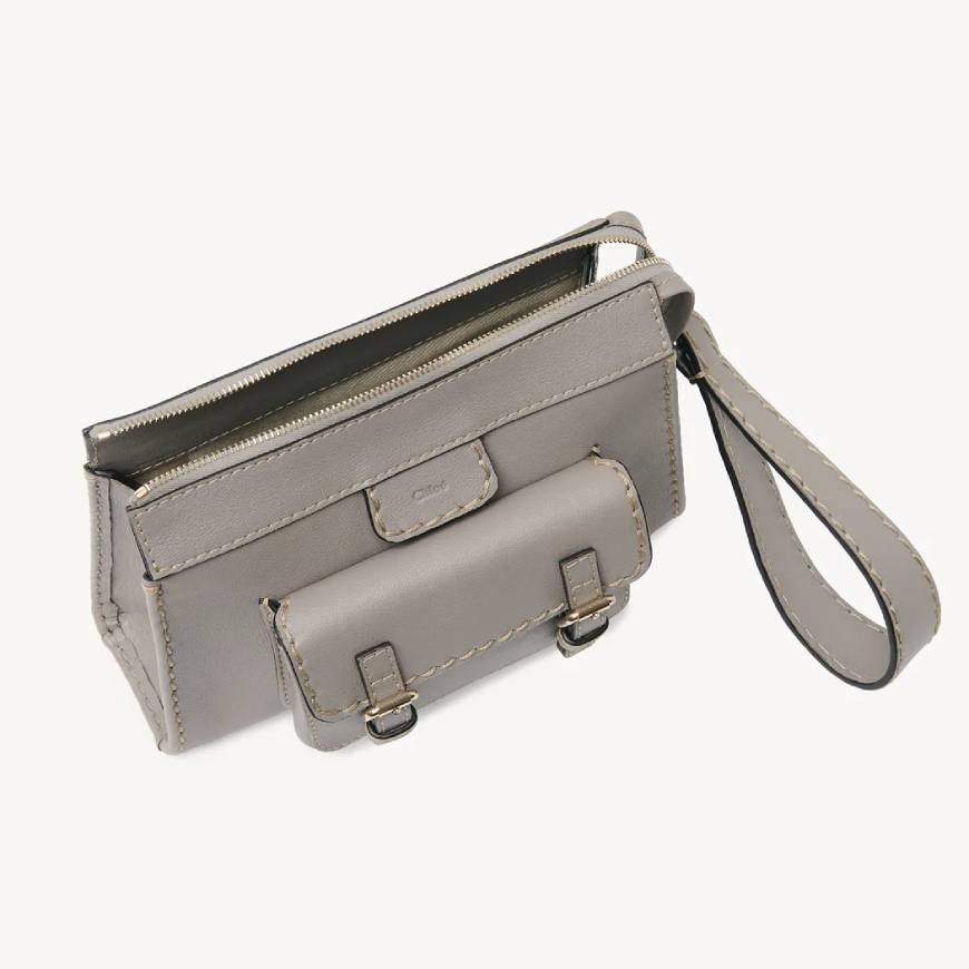 EDITH SMALL POUCH  CASHMERE GRAY