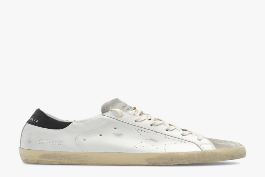 GOLDEN GOOSE WHITE ‘SUPER-STAR SKATE’ SNEAKERS
