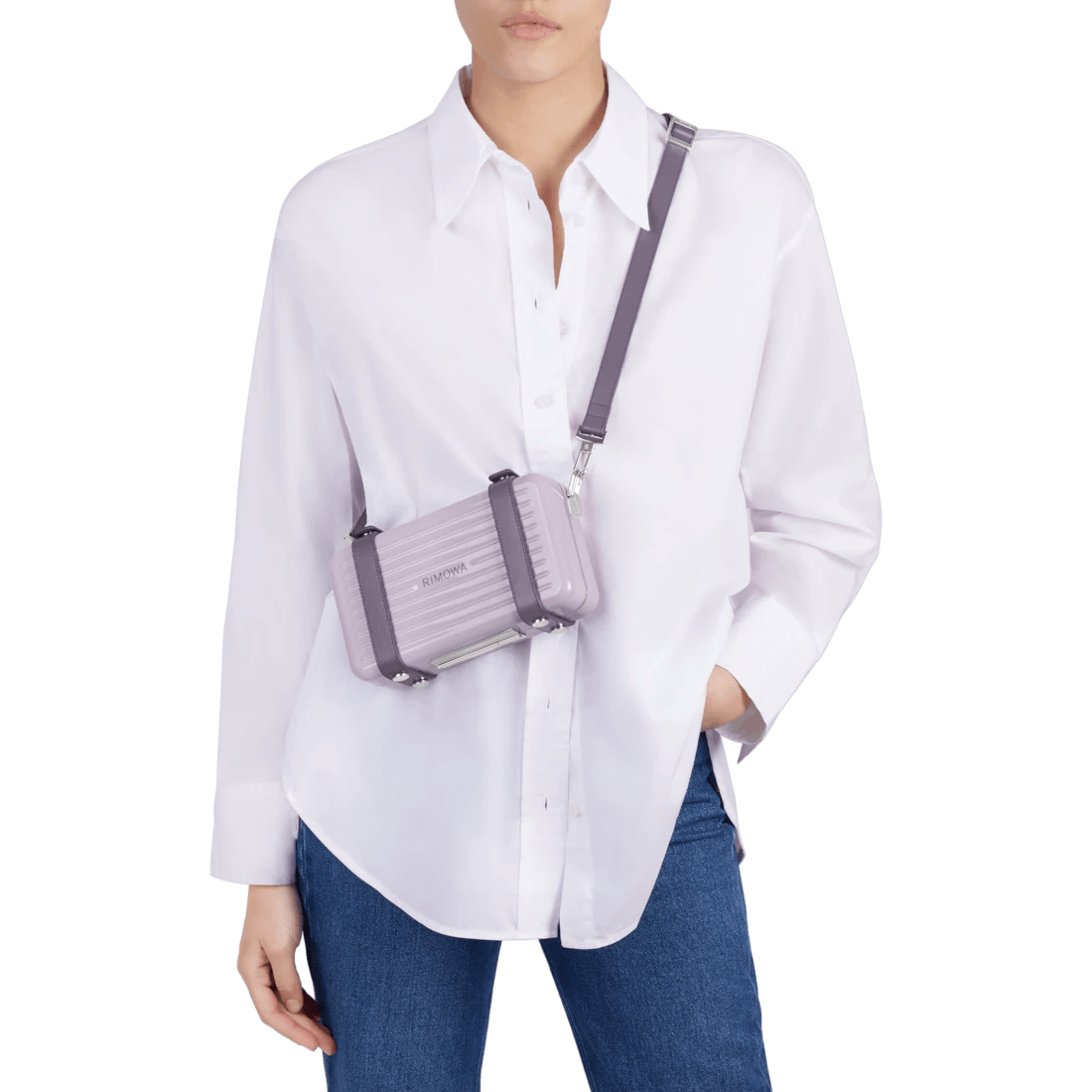 Polycarbonate Cross-Body Bag (Lavande)